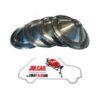 Kit 4 coppe ruota in acciaio fiat 500 F