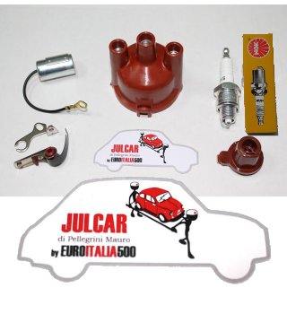 Kit ricambi spinterogeno con candele NGK Fiat 500 R/126