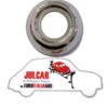 Rosone cromato maniglia alzavetro Fiat 500