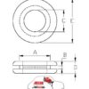 Gommino passacavo per foro da 30 mm Fiat 500