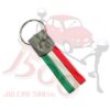 Portachiavi tricolore gommato antigraffio