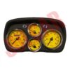 Cruscotto sportivo con strumenti gialli Fiat 500 L