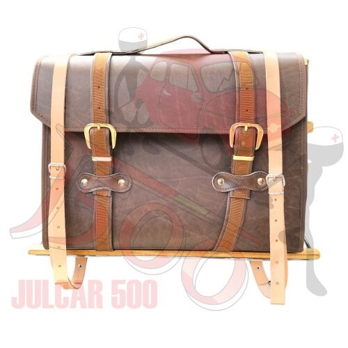 Kit Portapacchi cromato + Valigia marrone Fiat 500