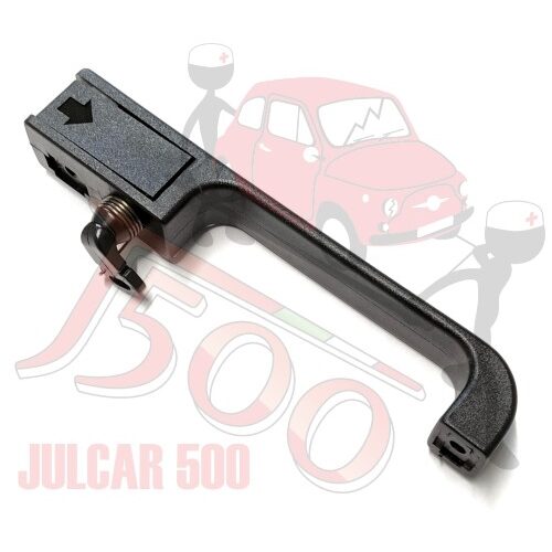 Maniglia porta interna nera sinistra Fiat Panda