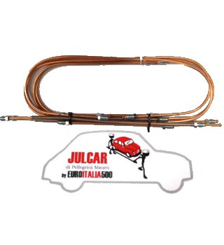 Kit tubi freno in rame Fiat 500 Giard