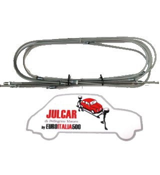 Kit tubi freno in metallo Fiat 500 F/L/R