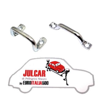 Coppia ganci ferma capote Fiat 500 N/D
