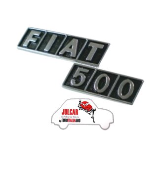 Fregio posteriore Fiat 500 R in plastica