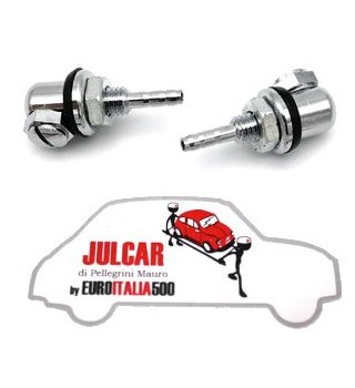 Coppia spruzzini cromati Fiat 500